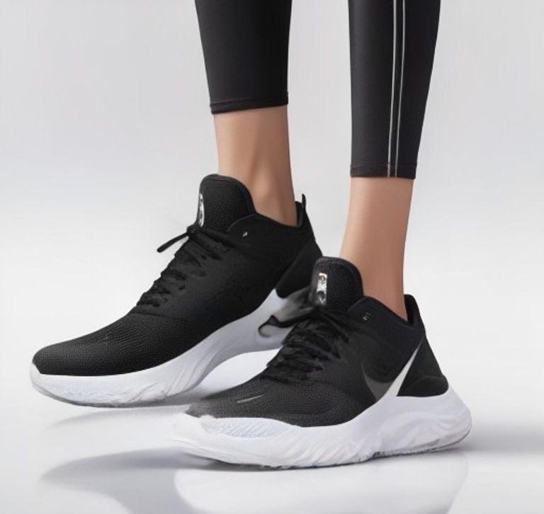 Nike Revolution 7 Hombre - Zapatillas Deportivas Negras (Talla 39)