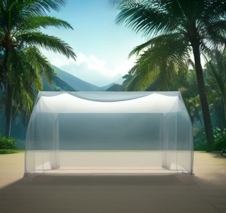 Sofá Inflable Plegable con Reposapiés para Descanso y Camping