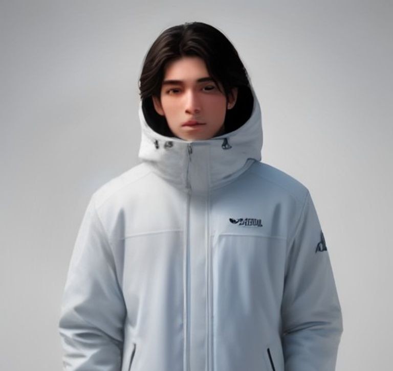 Chaqueta Híbrida Columbia Powder Pass con Capucha para Hombre