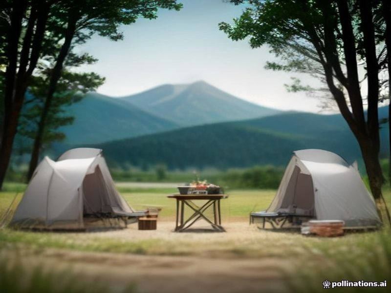 AKTIVE Mesa Plegable Camping y Picnic 60x45x56cm - Ligera y Resistente