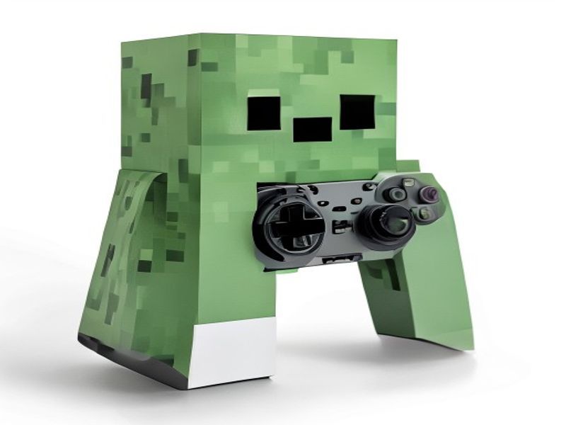 Cableguys Minecraft Creeper Soporte para Mando y Móvil