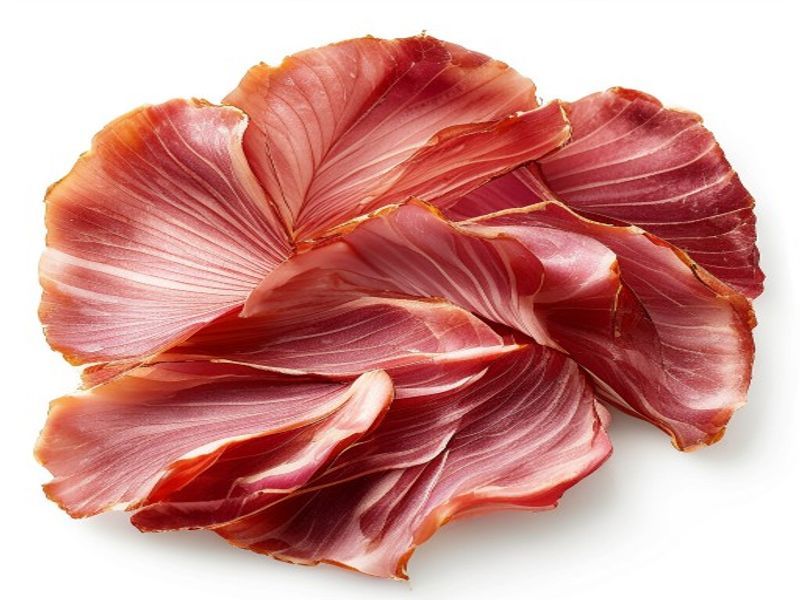 Jamón premium en pétalos loncheado fino