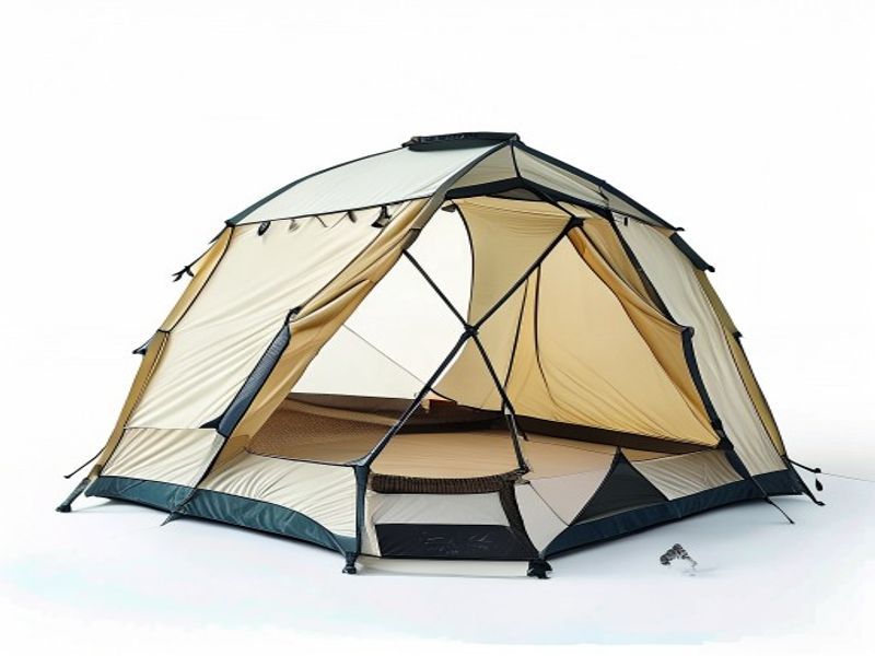 Carpa hexagonal portátil para camping
