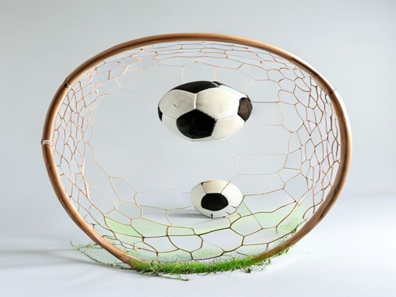 Portería de Fútbol Aktive 180x120x60 cm