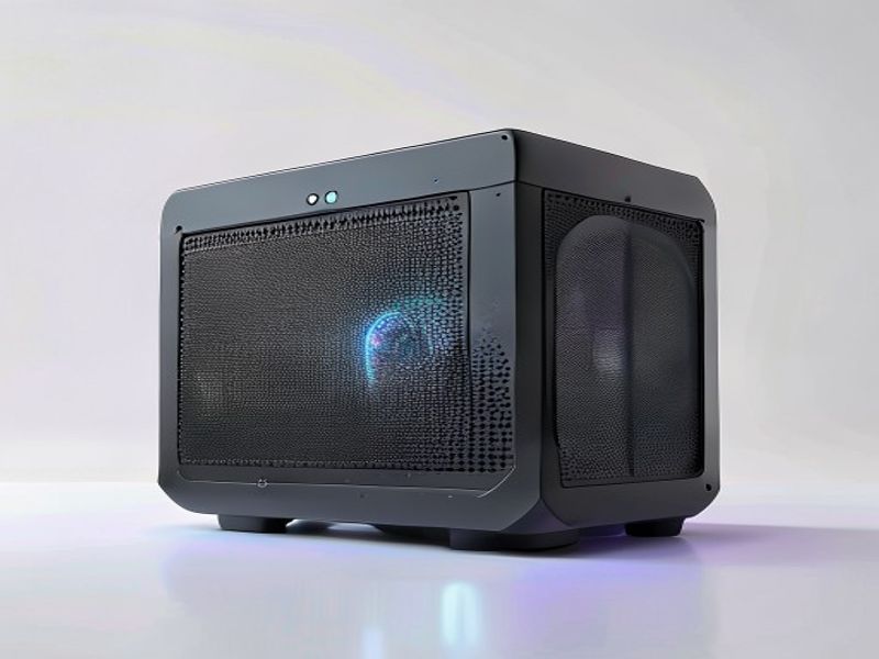 Altavoz Bluetooth Portátil Potente Inalámbrico con Luz LED