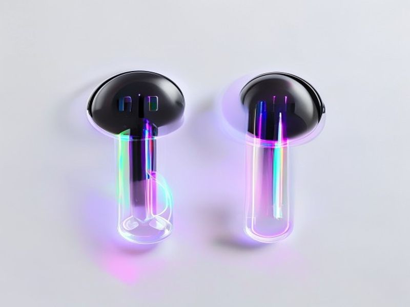 Auriculares Bluetooth Inalámbricos Transparentes HIFI con Pantalla Digital LED