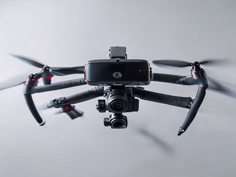 Dron AERI 100 con Gafas FPV VR y Cámara Dual 8K