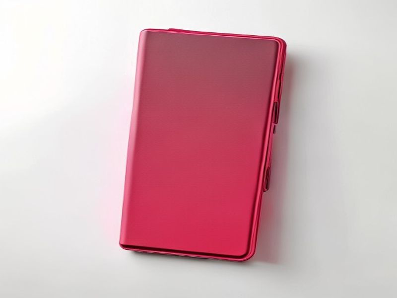 Kindle Paperwhite con funda frambuesa y adaptador