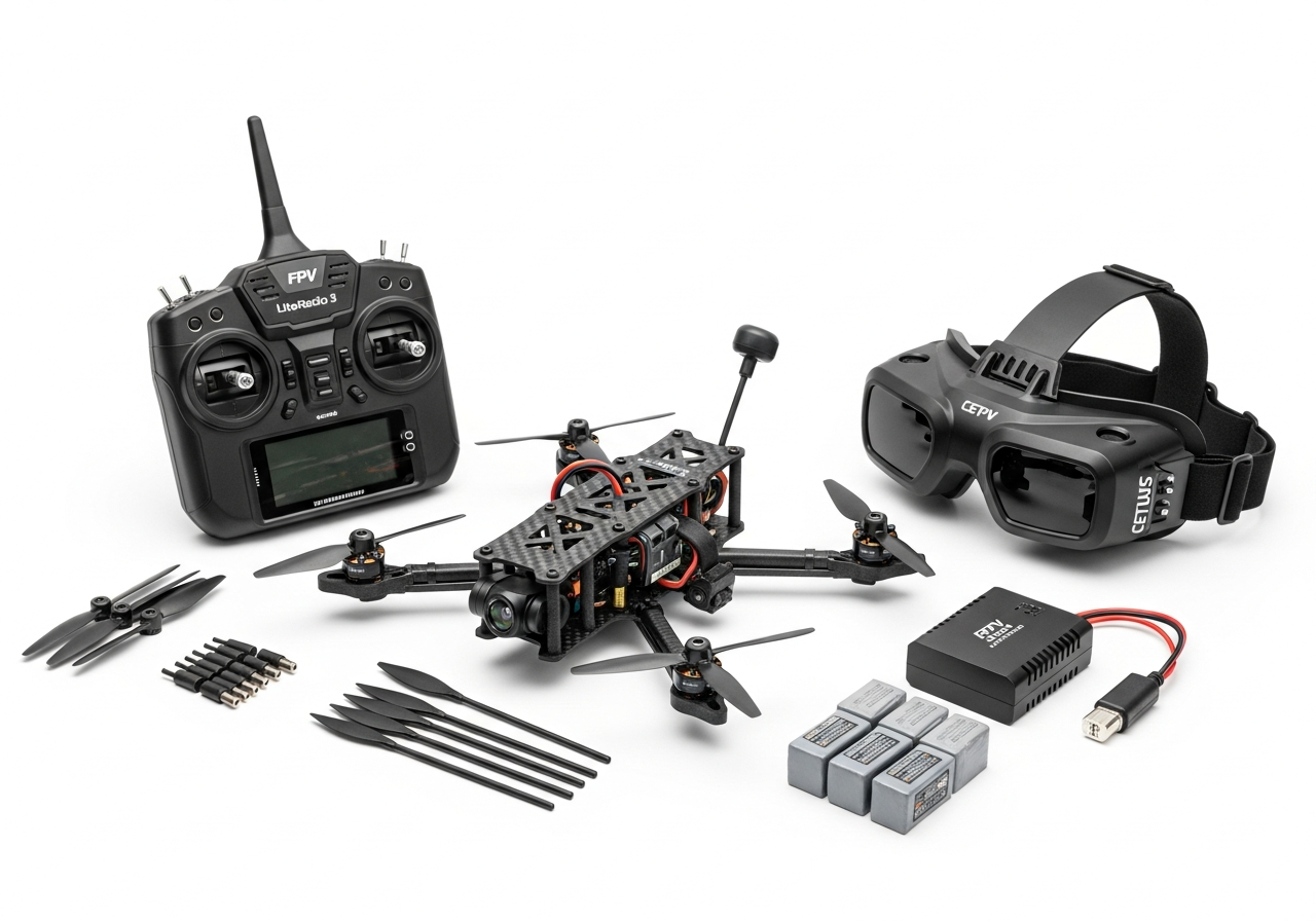 Kit FPV Cetus X para carreras de drones