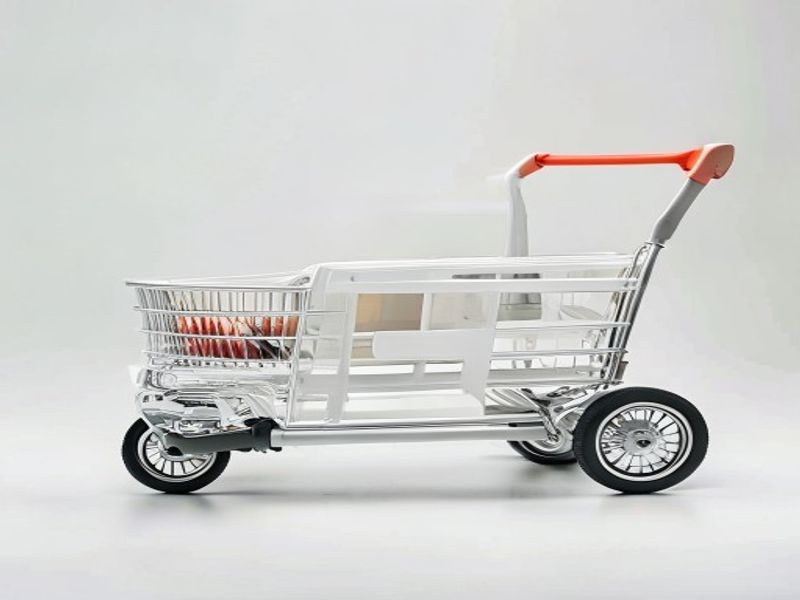 Carro de compra plegable con ruedas