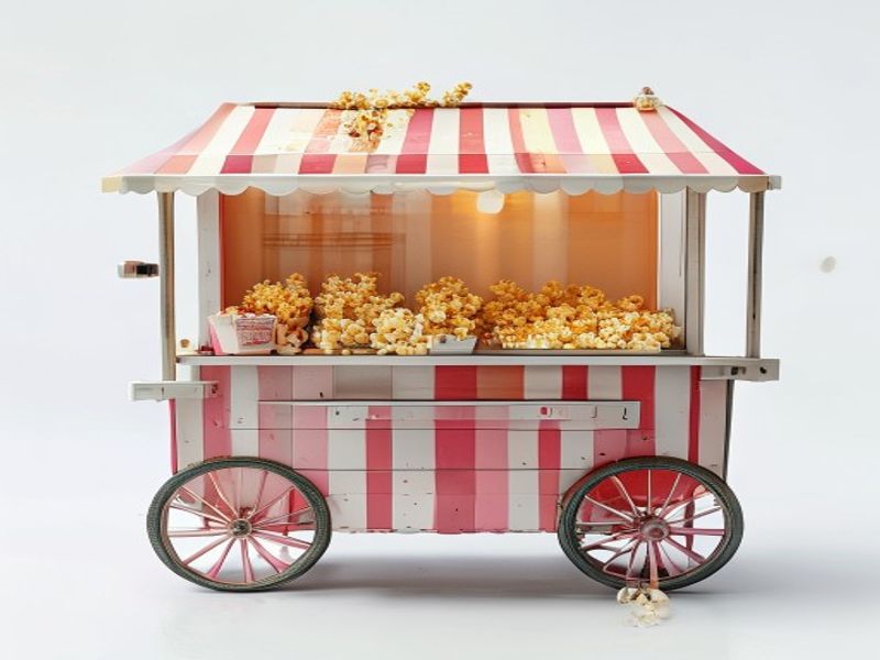 VEVOR Máquina para Hacer Palomitas de Maíz con Carrito