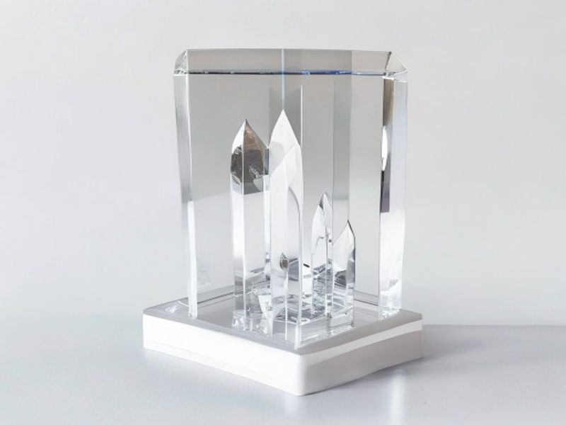 Mini soporte de exhibición de acrílico transparente