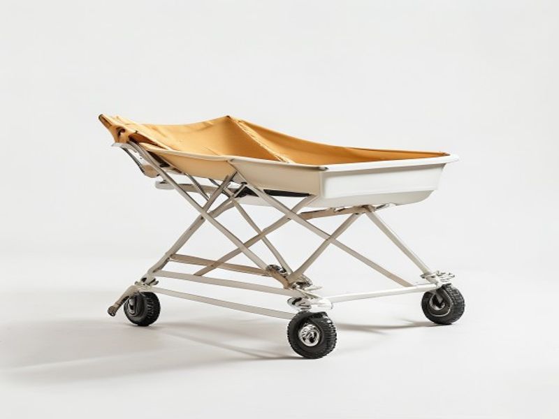 T-LoVendo Carro de playa Plegable Carrito Auxiliar con Ruedas