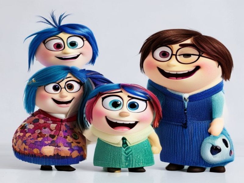 Just Play Figuras Inside Out 2 All the Feels 5 ud.