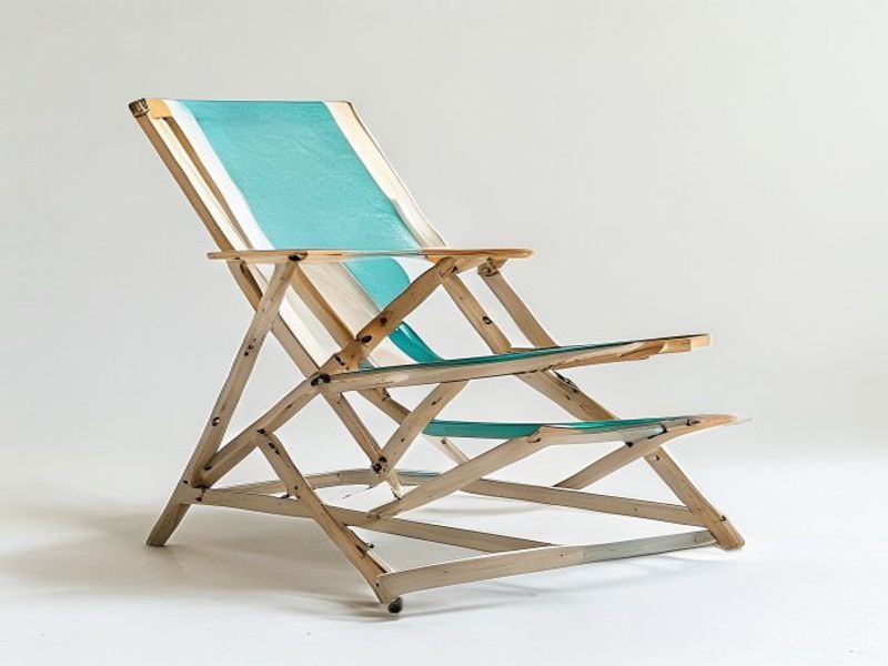 Aktive - Silla de playa plegable multiposición