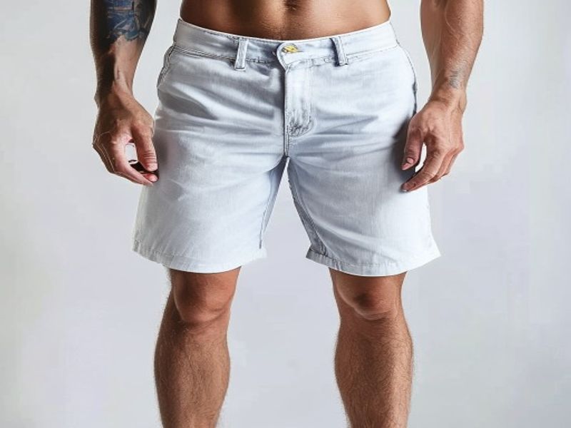 LTB - Pantalones vaqueros tipo bermudas para hombre, corte ajustado