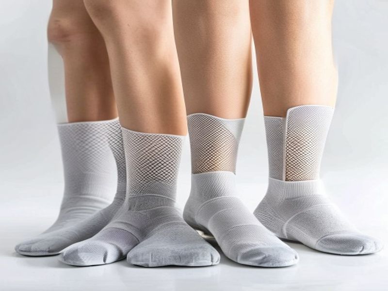 Pack 6 Calcetines Deportivos Malla Invisibles Mujer