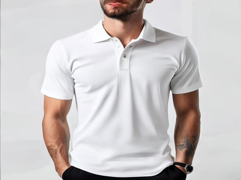 Tacvasen Polo hombre manga corta