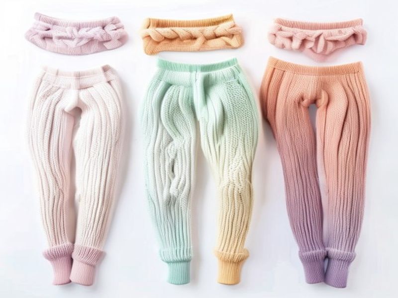 Pack 5 leggings de punto niños