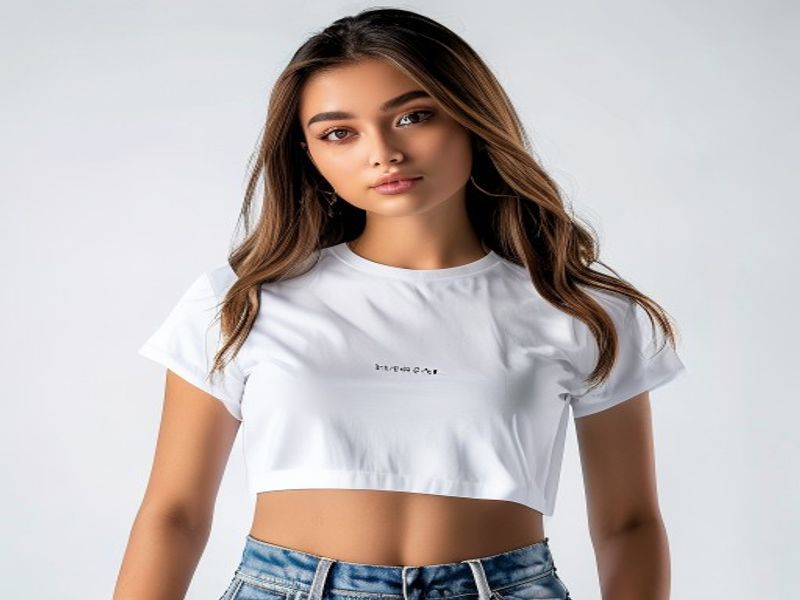 Cuptacc Camiseta Mujer Manga Corta Cuello Redondo Casual Oversize Unicolor Negro Talla L