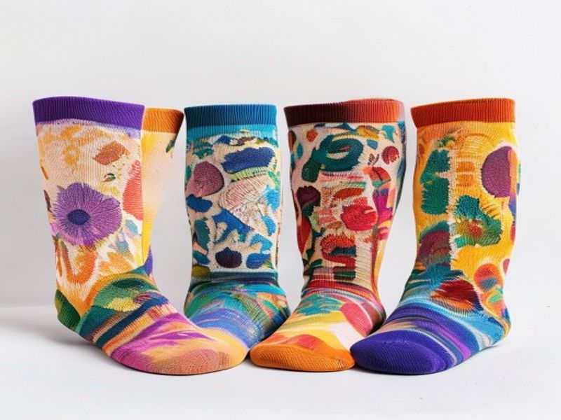 Pack 4 Bonangel Calcetines Hombre Divertidos Estampados Algodón