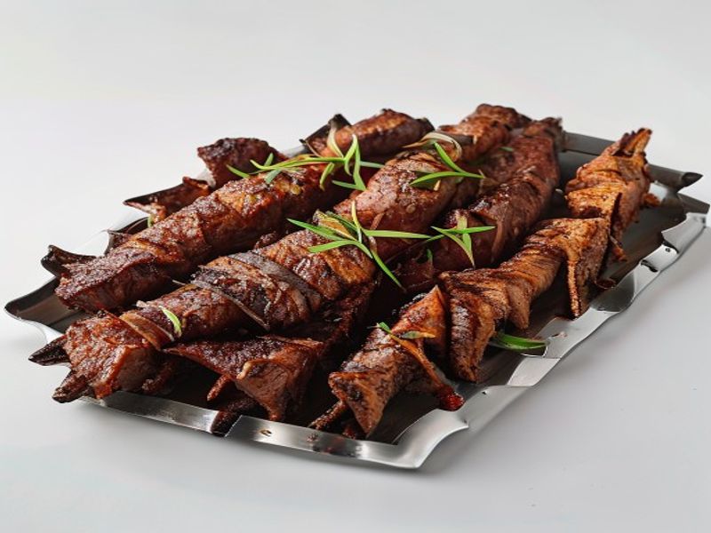 Barbacoa plegable de acero inoxidable