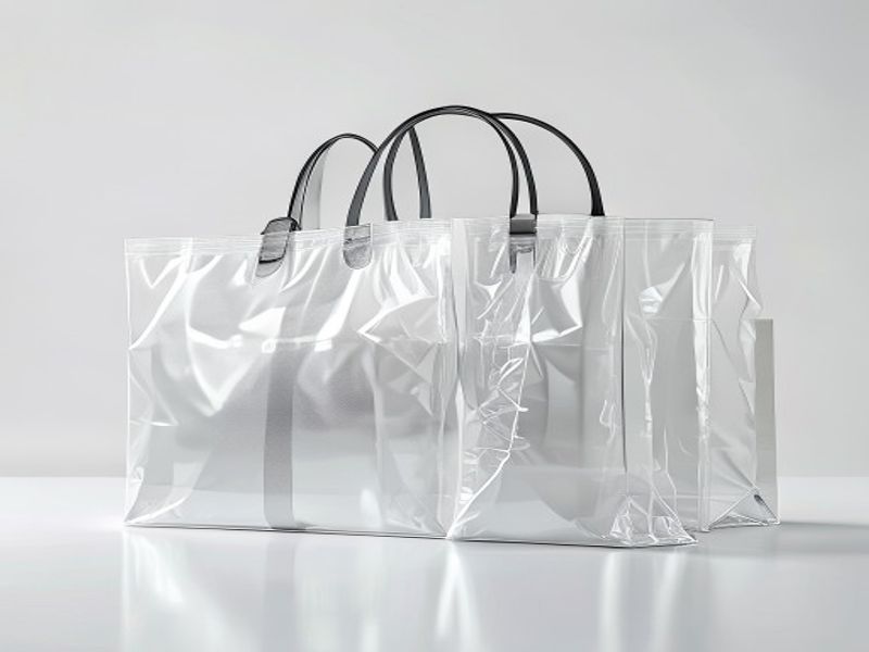 Bolsas de plástico transparente para supermercado
