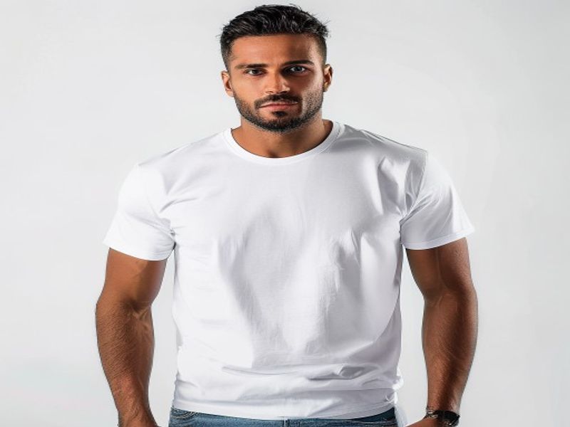 Camiseta Logot-camisa de algodón para hombre