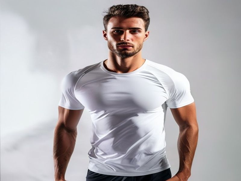 Camiseta de compresión para correr para hombre