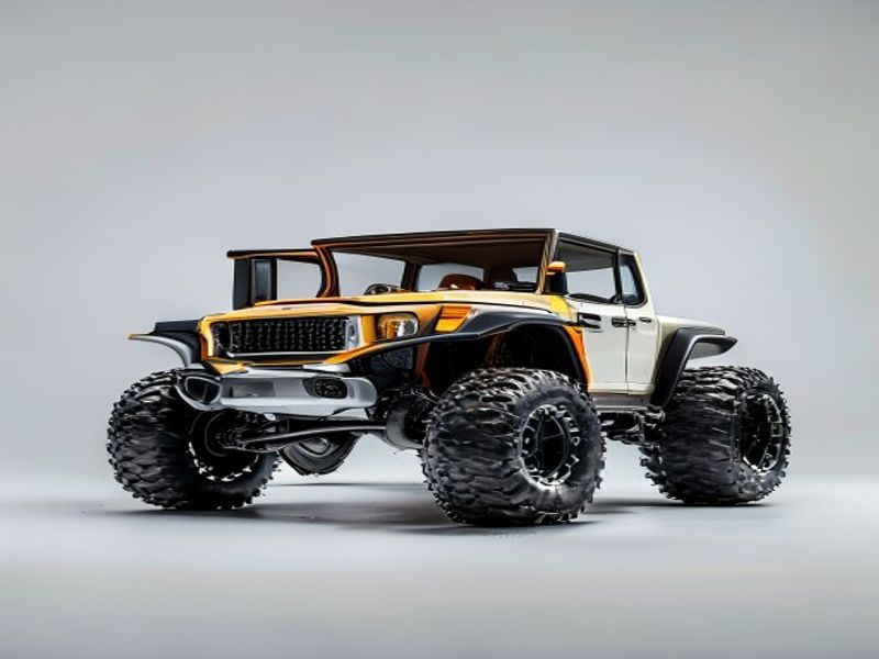 Coche RC 4x4 Impermeable de Dinosaurio