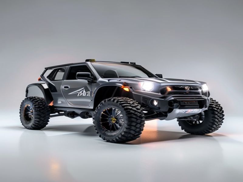 Coche RC 4x4 a Escala 1:24 con Luces LED