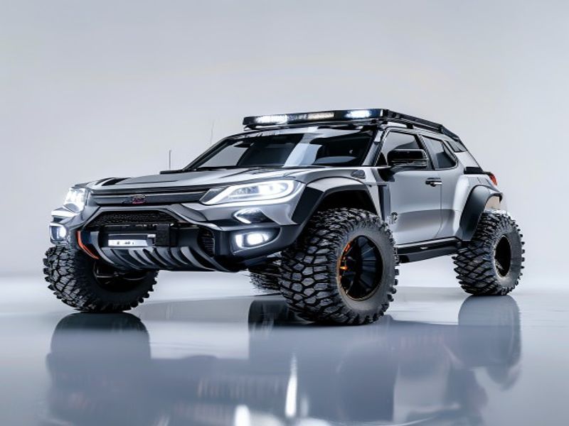 Coche RC Todoterreno 4WD 1/10 con LED