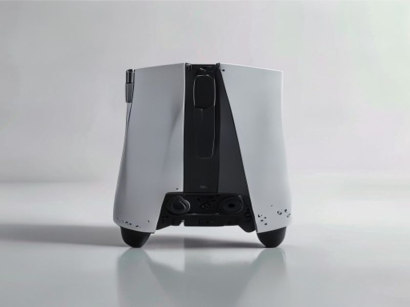 Consola estilo PS5 Mini de 8bits