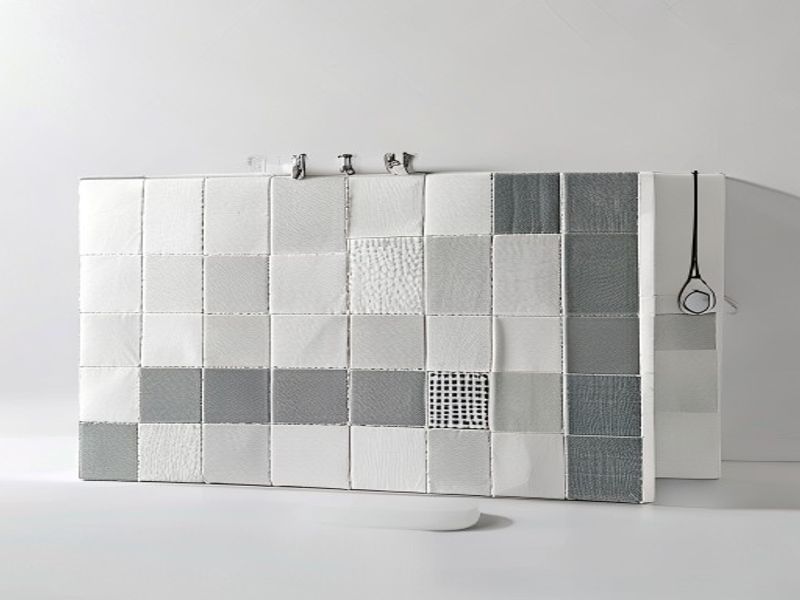 Cortina de Baño EVA 3D Patchwork 180x180cm