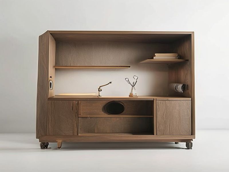 Dormidan - Zapatero 3 Puertas, Mueble Armario, Gran Capacidad