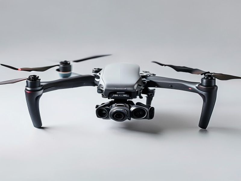 Drone con GPS y cámara HD dual