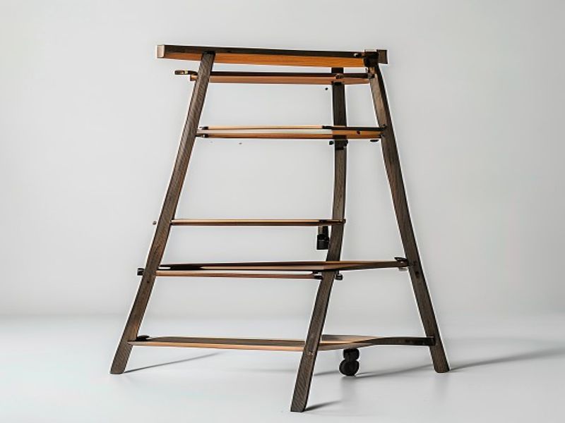 Escalera Plegable Acero 3 Peldaños