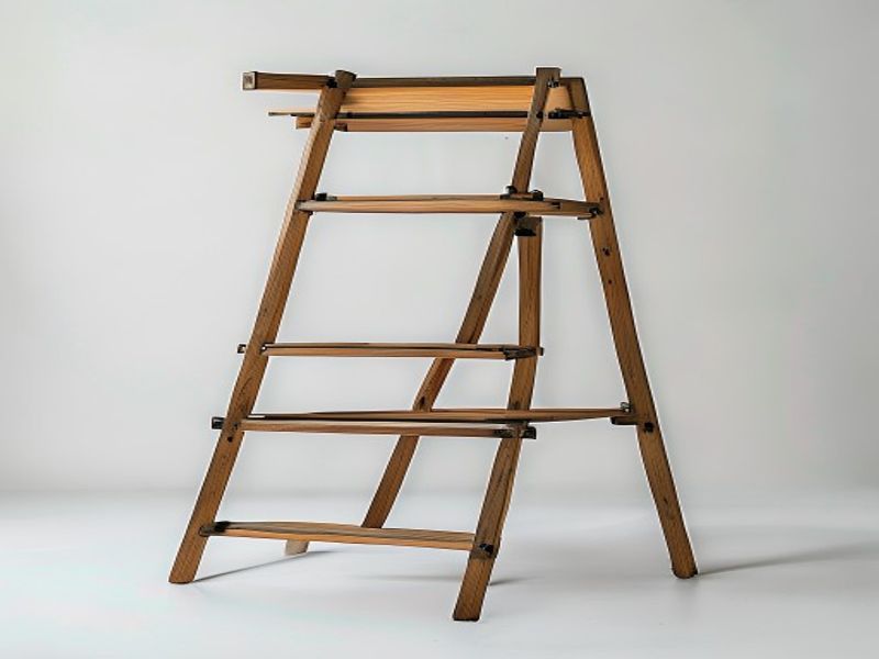 Escalera plegable 3 peldaños SONGMICS