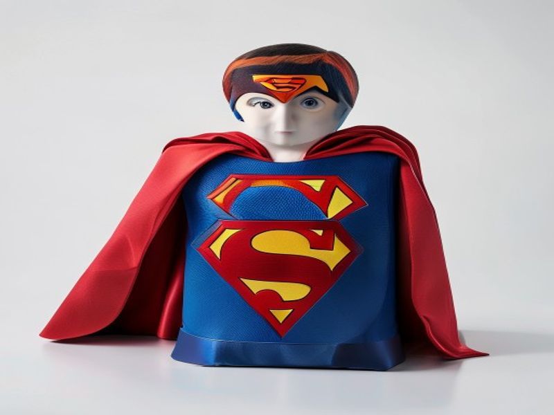 Estuche infantil doble Superman 3D