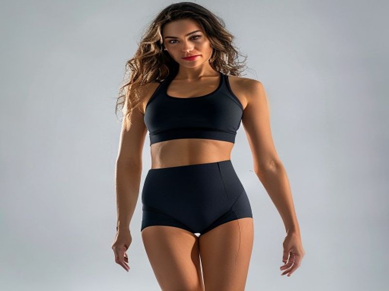 Faja lumbar con autocalentamiento