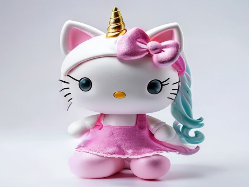 Hello Kitty Manga Doll Candy Unicorn Muñeca Fashion