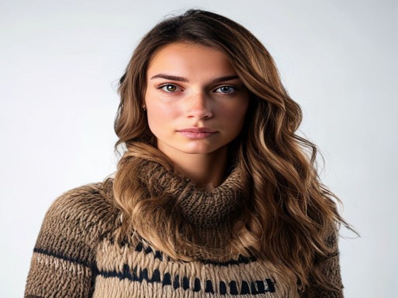 Jersey cálido de alpaca SuyaDream para mujer
