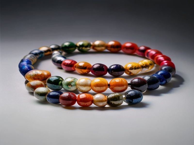 Juego de 12 pulseras de cuentas de piedra lunar y ojo de tigre