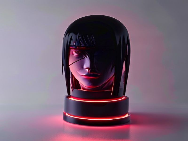 Lámpara LED 3D Uchiha Itachi