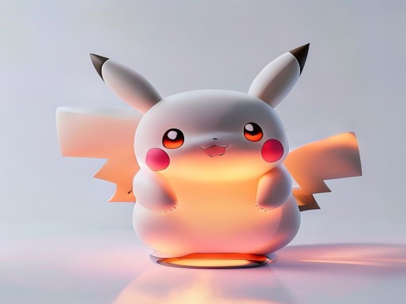 Lámpara LED Pokémon Jigglypuff