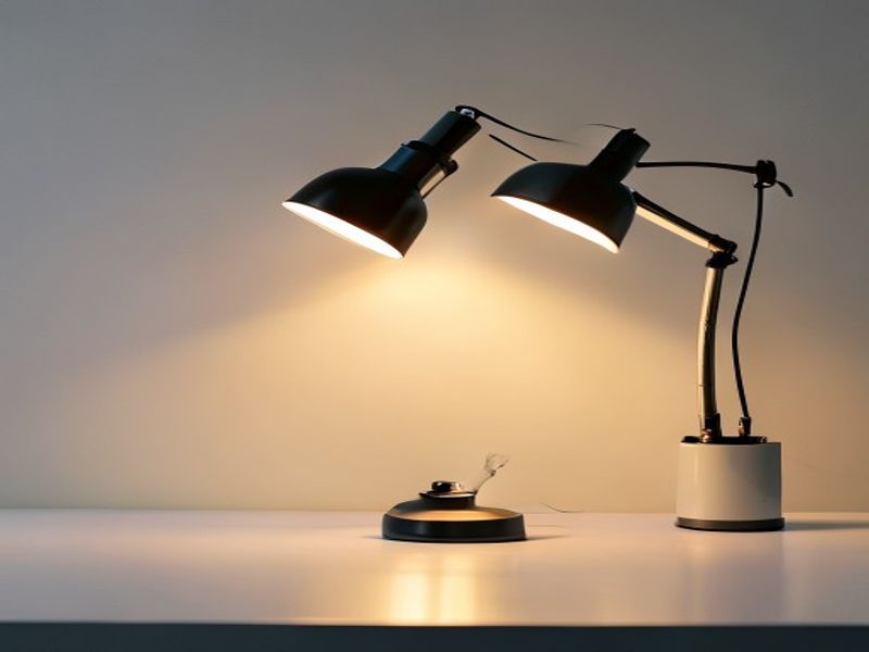 Lámpara LED de escritorio Retro para decoración de carga