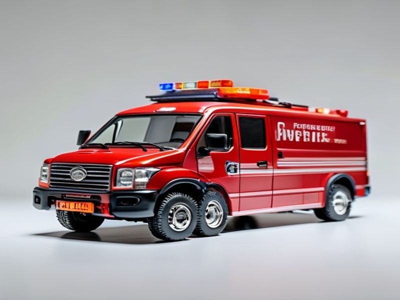 Mini Coche 1:32 Ambulancia Camión Bomberos Policía