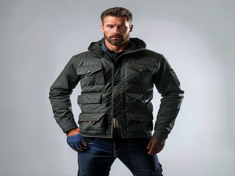 Monos holgados con bolsillos grandes para hombre