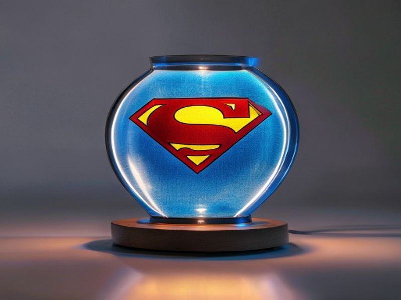 Numskull Lámpara de Escritorio Superman DC Comics Acrílico