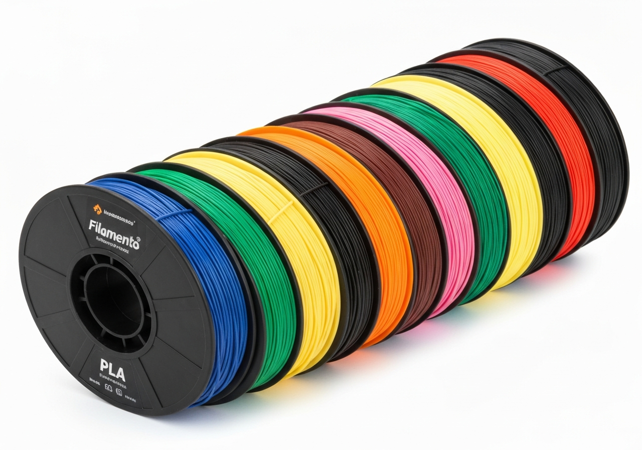 Pack 12 colores Filamento PLA 3D